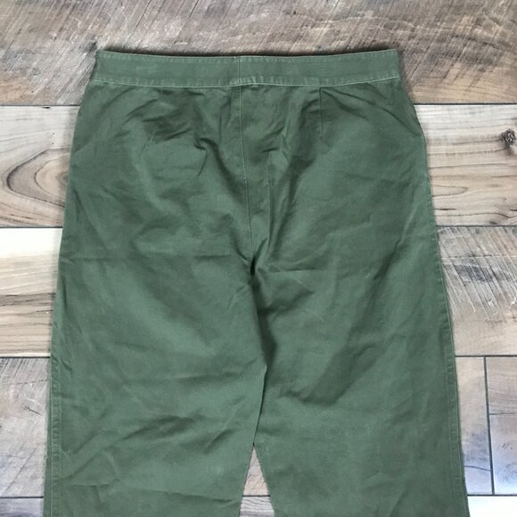 Lauren Ralph Lauren Pants Size 4 Green Straight Leg Front Zipper Stretchy - Picture 6 of 6
